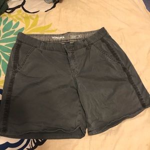 Sonoma dark gray shorts.